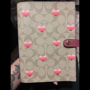 Coach heart notebook